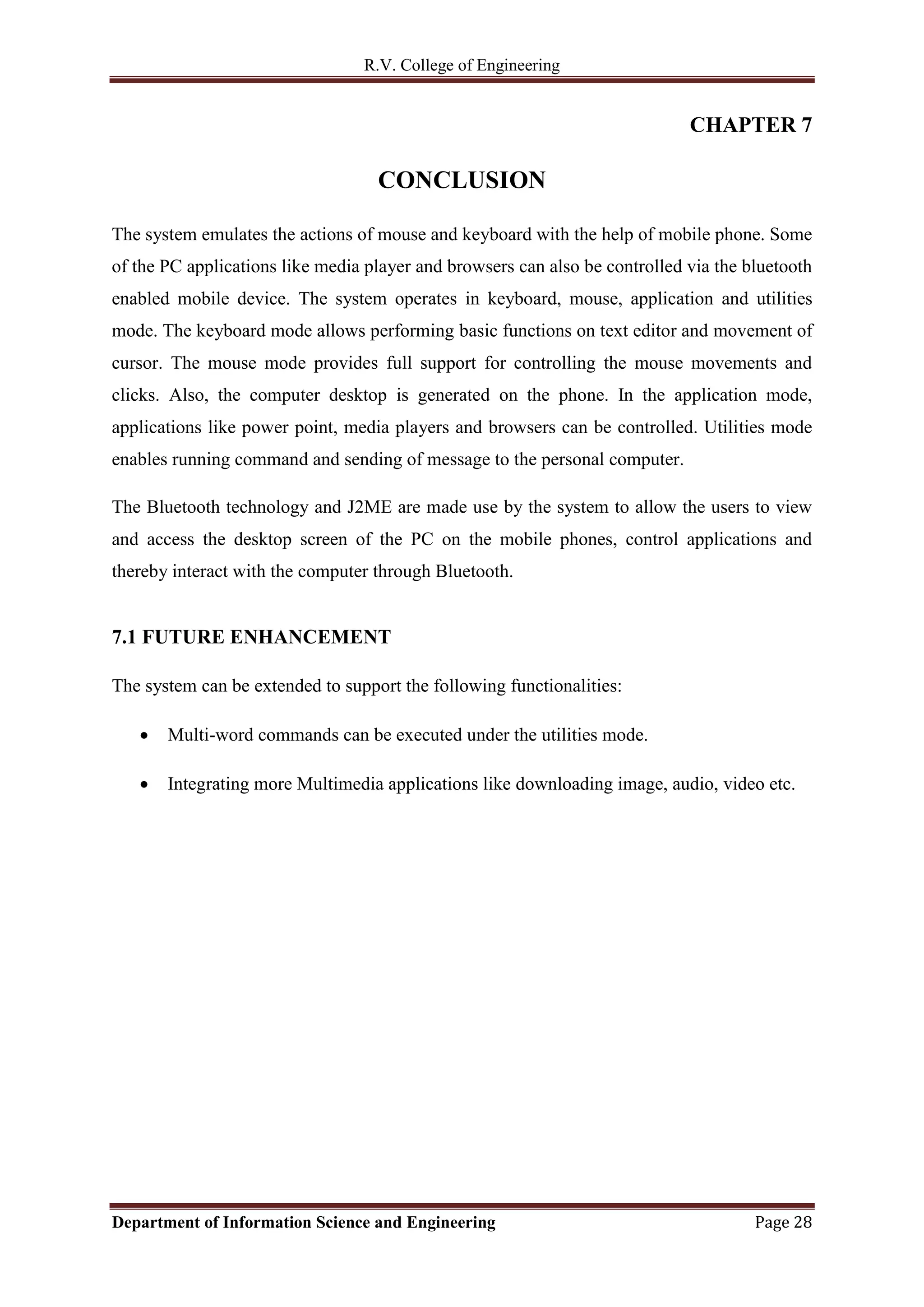 Conclusion | PDF | Operating Systems | Computer Software and Applications