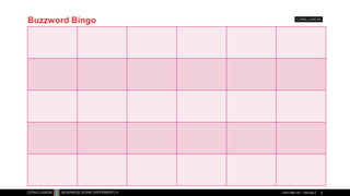 Buzzword Bingo
TechTalks 101 - DevOps 4
 