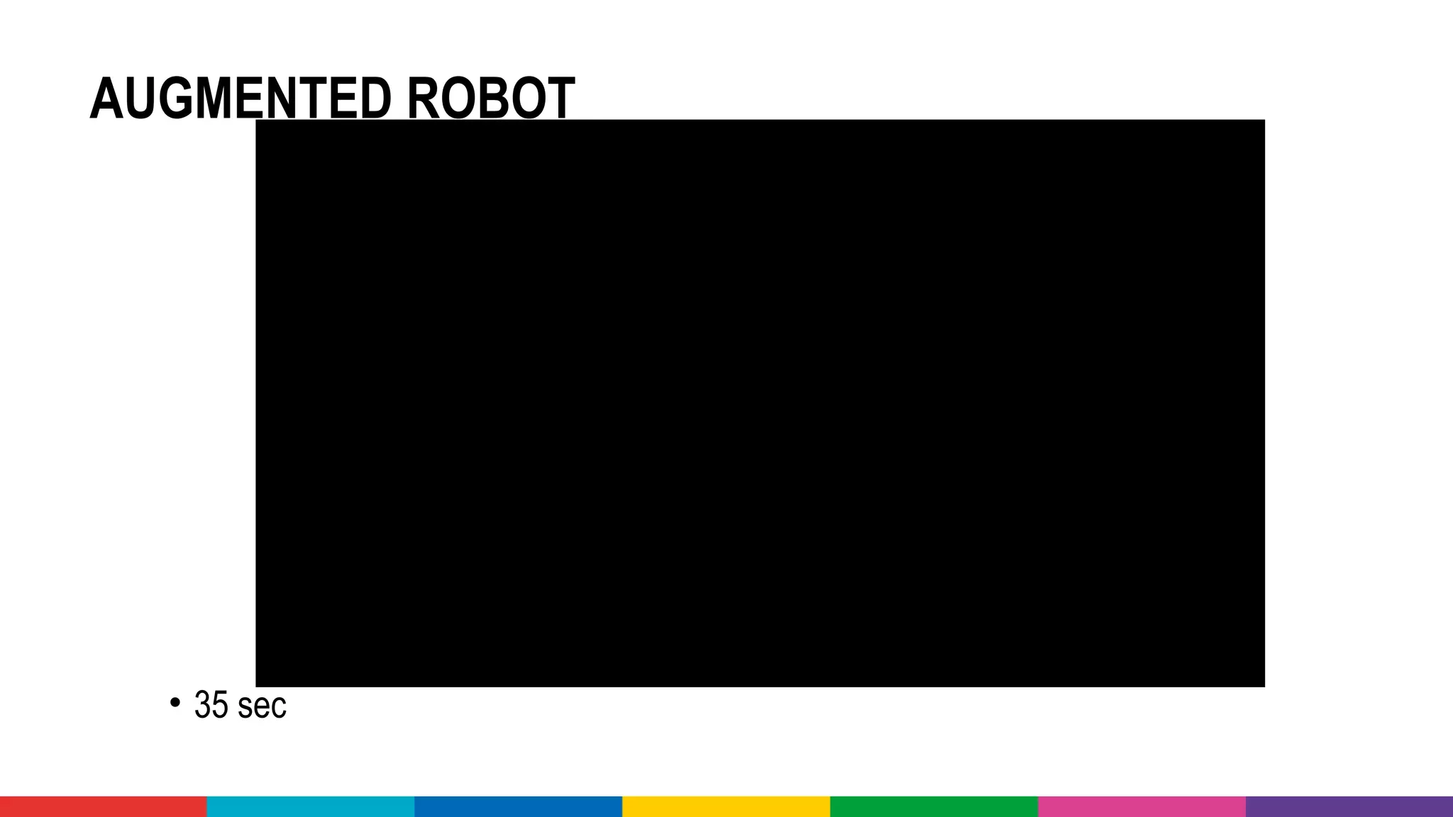 AUGMENTED ROBOT
• 35 sec
 