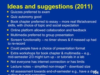 104
Outline – Individual emotions
Based on Reeve (2015, p. 404)
Basic
 Fear
 Anger
 Disgust
 Contempt
 Sadness
 Joy
 Interest
Basic
 Fear
 Anger
 Disgust
 Contempt
 Sadness
 Joy
 Interest
Cognitively
complex
 Envy
 Gratitude
 Disappointment
 Regret
 Hope
 Schadenfreude
 Empathy
 Compassion
Cognitively
complex
 Envy
 Gratitude
 Disappointment
 Regret
 Hope
 Schadenfreude
 Empathy
 Compassion
Self-conscious
 Shame
 Guilt
 Embarrassment
 Pride
 Triumph
Self-conscious
 Shame
 Guilt
 Embarrassment
 Pride
 Triumph
 