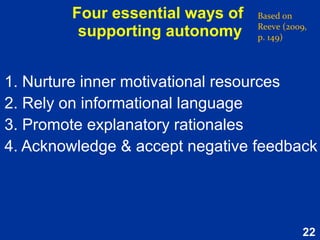 22
Intervention to promote emotion
knowledge
Children
(n = 117)
Teachers
(n = 26)
Emotion
course
condition
(15 teachers)
Based on Reeve (2015, pp. 507-510)
Control
condition
(11 teachers)
Outcome measures
• Emotion knowledge
(displayed by children and rated
by teachers)
• Positive emotions
expressed (rated by
teachers)
• Negative emotional
episodes (rated by teachers)
 
