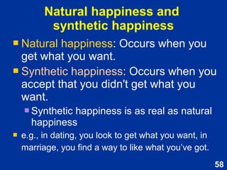 58
Implicit needs
Definition: Enduring, non-conscious
needs that motivates a person’s behavior
toward attaining specific social incentives.
Example: A person with a strong
need for achievement experiences
strong interest, enthusiasm, joy and
pride while engaging in a challenging
task.
Based on Reeve (2015, pp. 185-186)
 