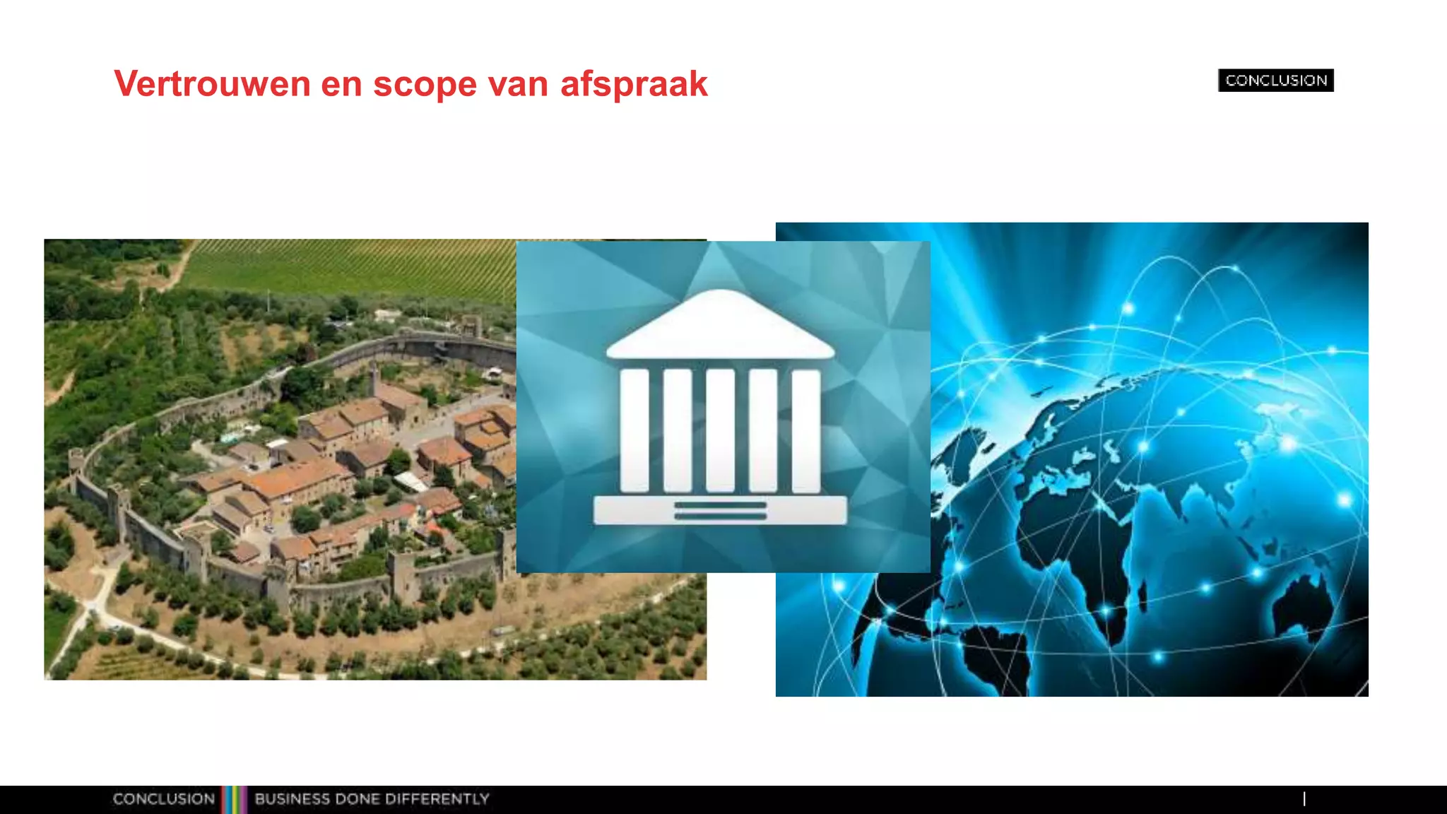 Vertrouwen en scope van afspraak
 
