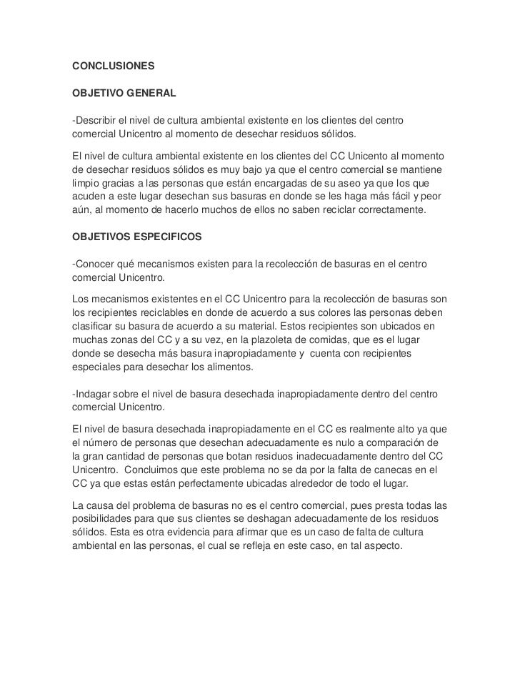 Conclusiones y recomendaciones Conclusiones y recomendaciones