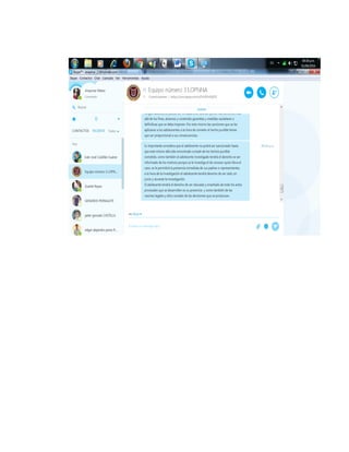 Conclusiones de la lopnna skype