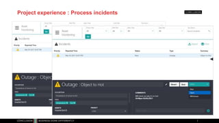 Project experience : Process incidents
 