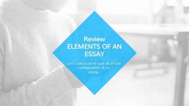 Elements of design essay