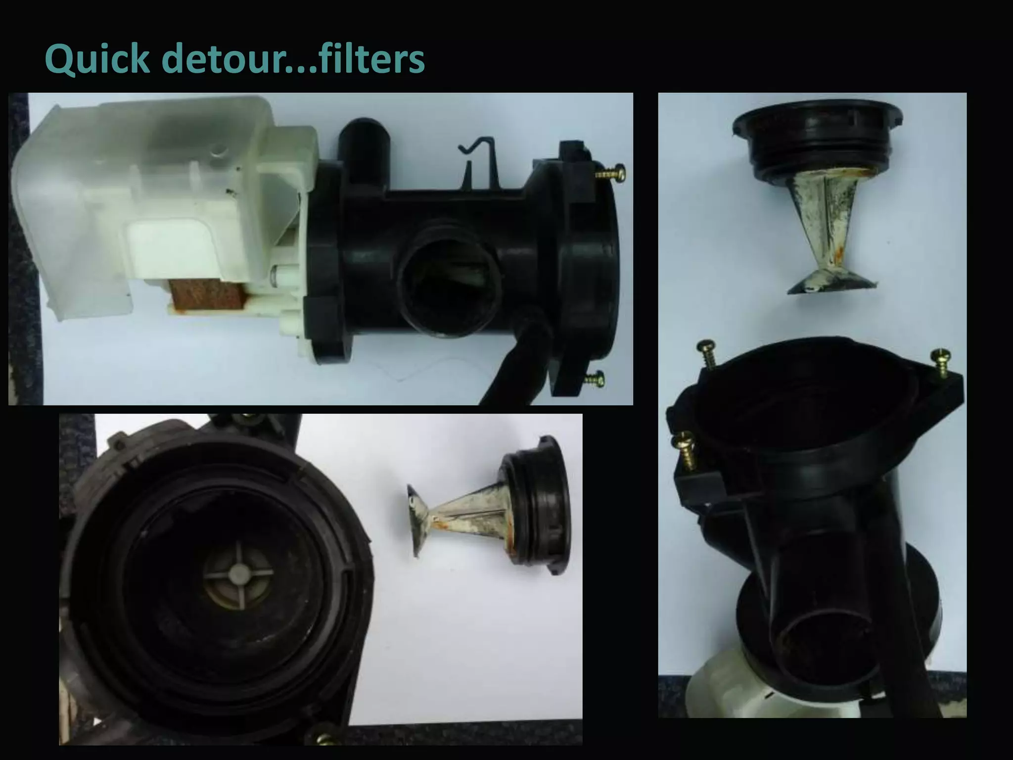 Quick detour...filters
 