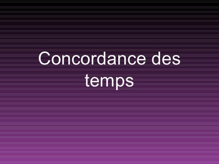 La Concordance Des Temps Exercices Pdf
