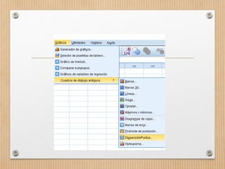 Hacemos los gráficos
 