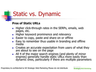Stay current with Algorithm changesProprietary & confidential to WI Strategic Web Marketing Please do not distribute