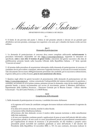 Lettera richiamo decimi residui fac simile