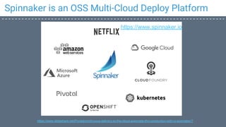 Spinnaker is an OSS Multi-Cloud Deploy Platform
https://www.slideshare.net/Pivotal/continuous-delivery-to-the-cloud-automate-thru-production-with-ci-spinnaker/7
https://www.spinnaker.io
 