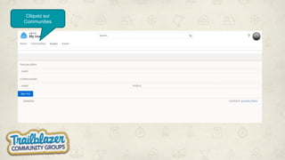 Cliquez sur
Communities
 