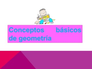 Conceptos básicos
de geometría
 