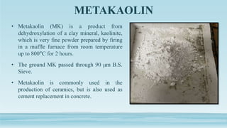 Metakolin Powder Incon Concret Canoe Competition at Vishnu Institute | PPTX