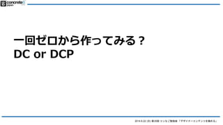 2014.6.22 () 35 ʤ㏊ ǥʩ`ƥĤO롹
Designer Content Pro Ȥ
 DCP ע (DC ȱȤ٤)
o view.php ξҪ
? DC Ϲ view.php 򤢤̶ɿ
?  DCP  view.php 򥼥OӋҪ
? HTML+CSS ֪RϱҪ
 