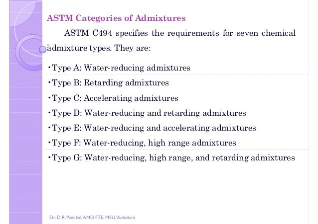 Astm c 494