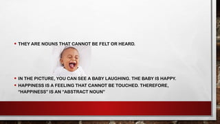 Concrete and Abstract nouns Powerpoint Presentation | PPTX