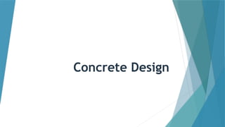 Concrete_and_Reinforced_Concrete for graduates | PPTX