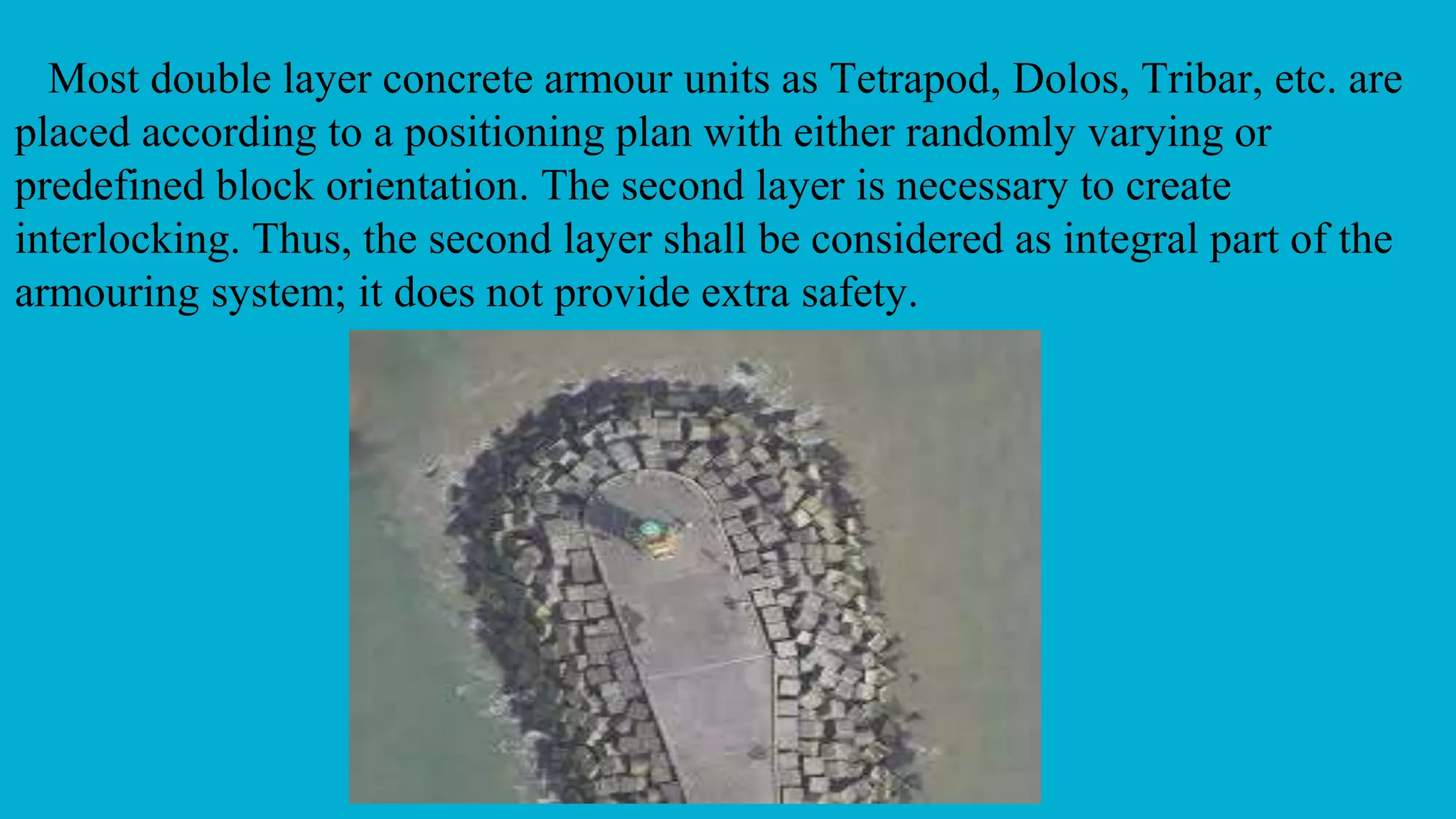 Concrete Armors | Rubble mound breakwaters | PPTX