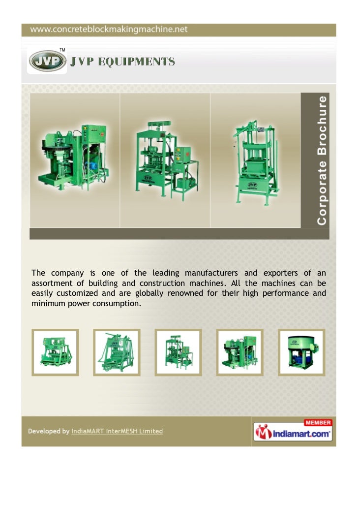 J V P Equipments, Coimbatore, Building & Construction Machines