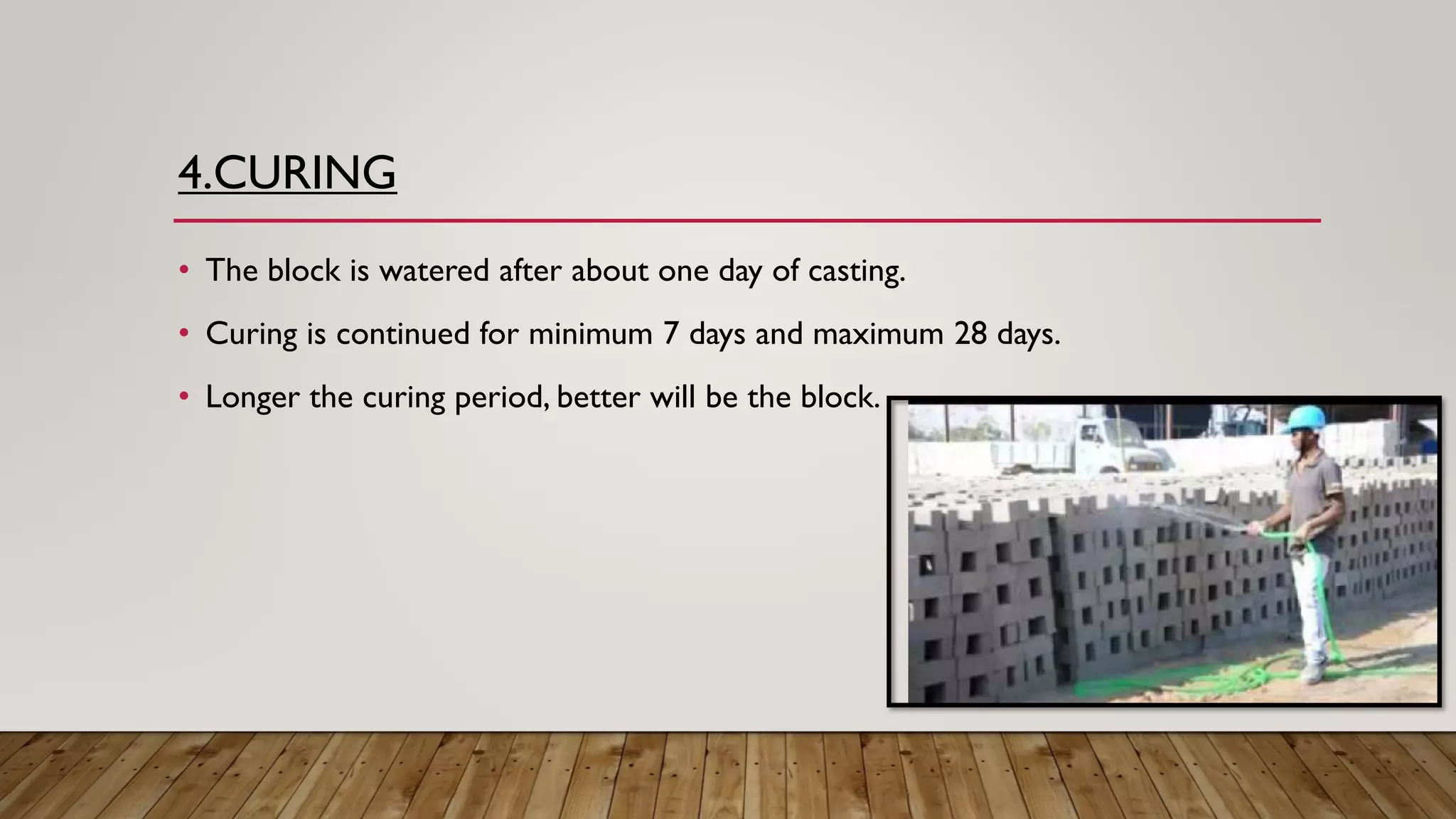 Concrete blocks and their types PPT