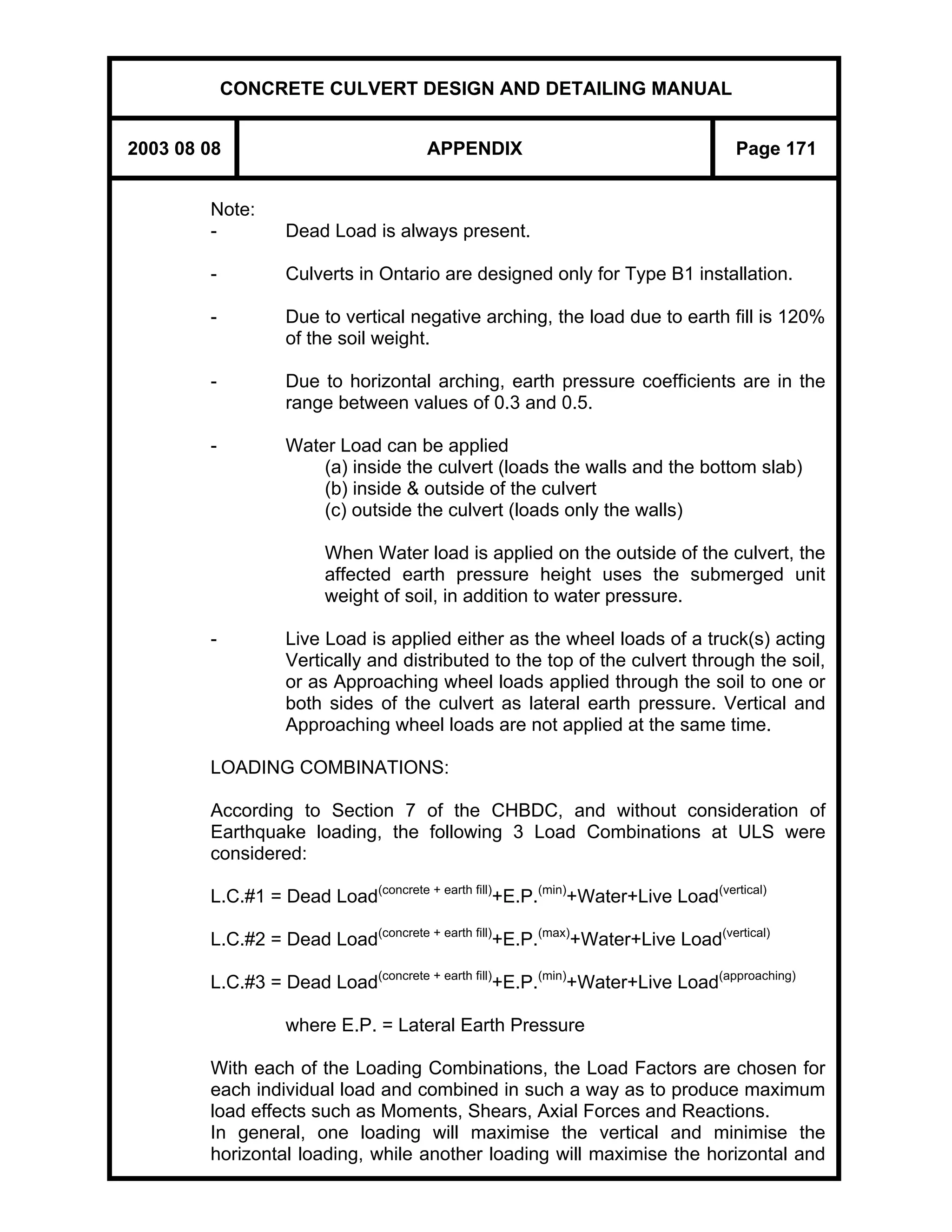Concrete box culvert design and detailing (british) | PDF
