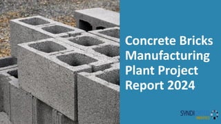 Concrete Bricks
Manufacturing
Plant Project
Report 2024
 