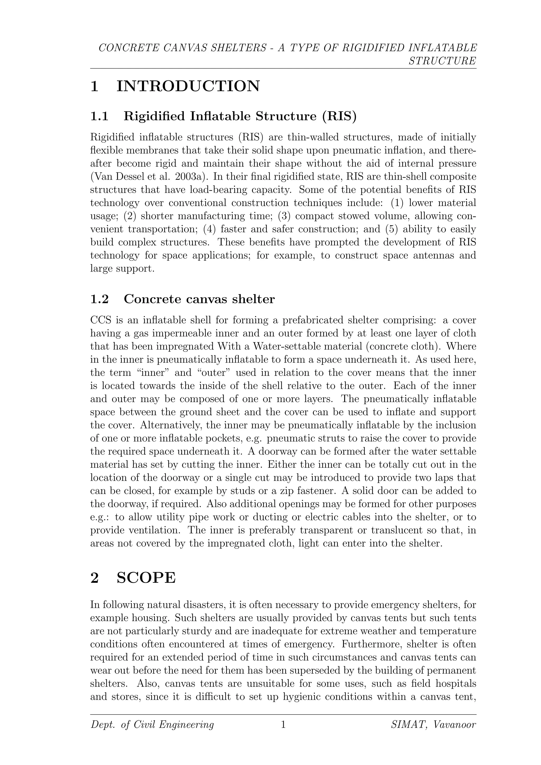 Concrete canvas shelters | PDF