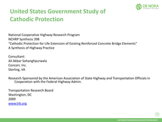 Concrete Cathodic Protection De Nora | PDF