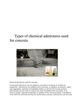 concrete chemeical admixtures - Copy.docx