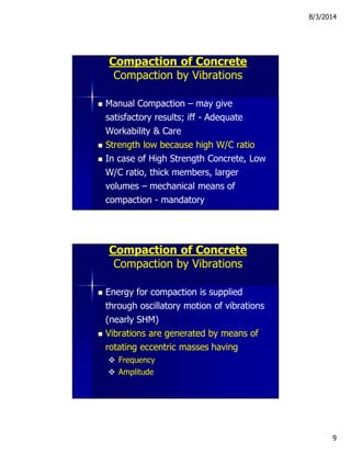 Concrete compaction [compatibility mode] | PDF