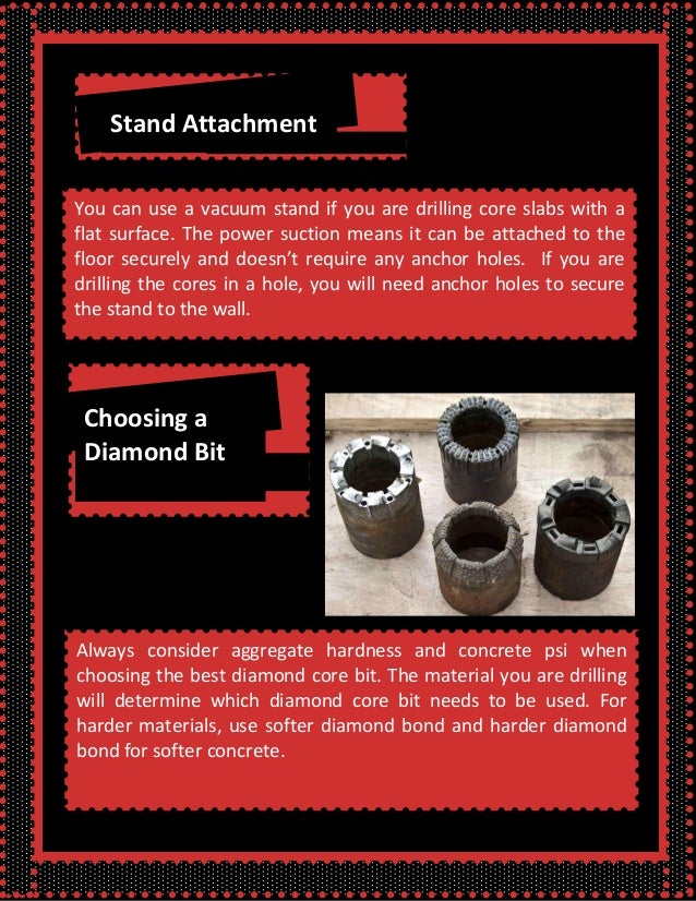 Concrete Core Drilling Tips