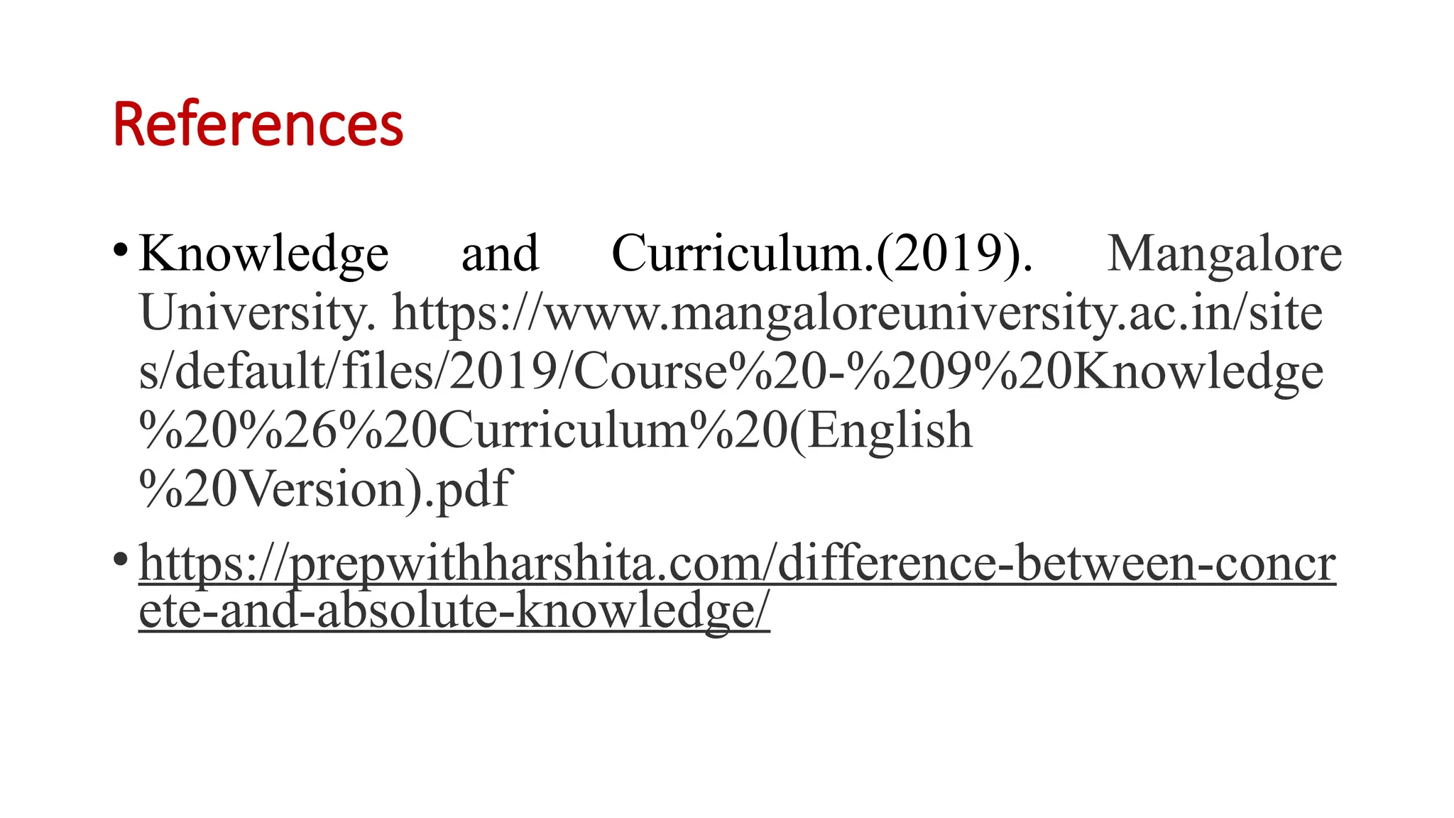 Concrete Knowledge and Abstract Knowledge | PPTX