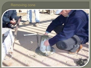 Removing cone
 