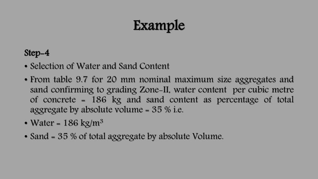 Concrete Mix Design