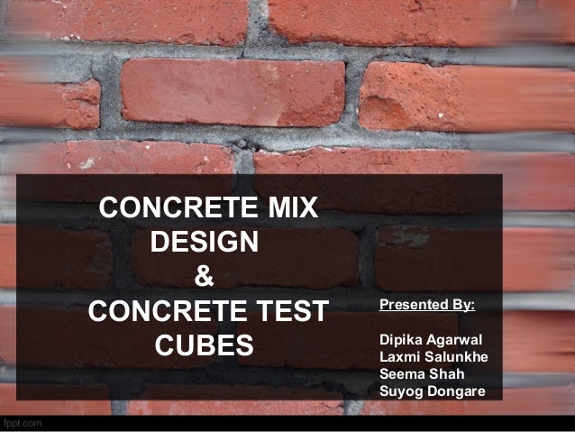 Fly Ash Concrete >> Concrete mix design Fly Ash Concrete >> Concrete mix design