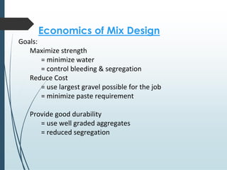 Standard Concrete Mix Design PResentation | PDF