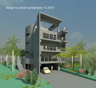 Concrete Multi Unit Housing For Florida Using Revit 2011 View 3