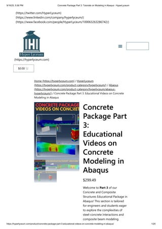Concrete Package Part 3_ Tutorials on Modeling in Abaqus - HyperLyceum.pdf
