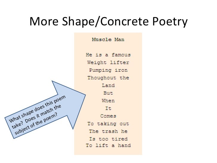 Concrete poems