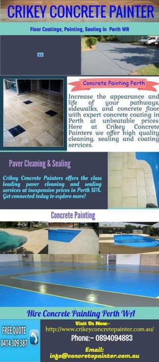 Concrete sealing perth