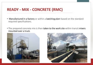 Build Rmc CONCRETE Technology | PPTX