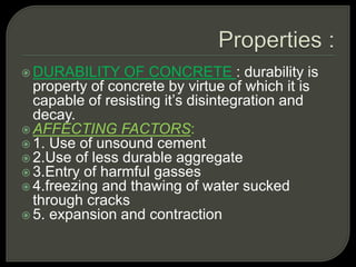 Concrete technology | PPTX