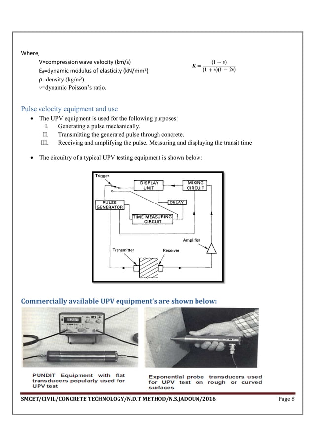 Concrete Technology Ndt Methods Pdf
