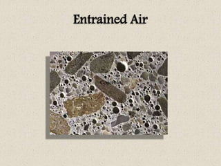 Entrained Air
Concrete
 