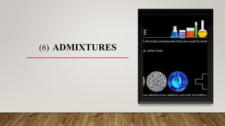 Concrete and its types and properties and admixtures used in concrete ...