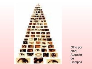 Olho por
olho;
Augusto
de
Campos
 
