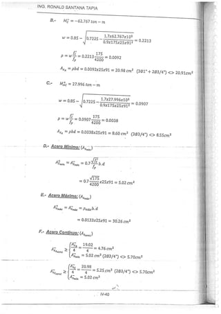 Concreto Armado I - Ronald Santana Tapia